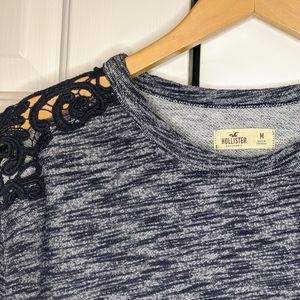 Hollister crop 💙 sweatshirt
